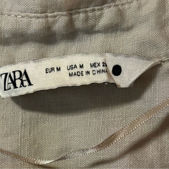 Zara- 3/4 legth sleeve button up - Picture 3 of 5